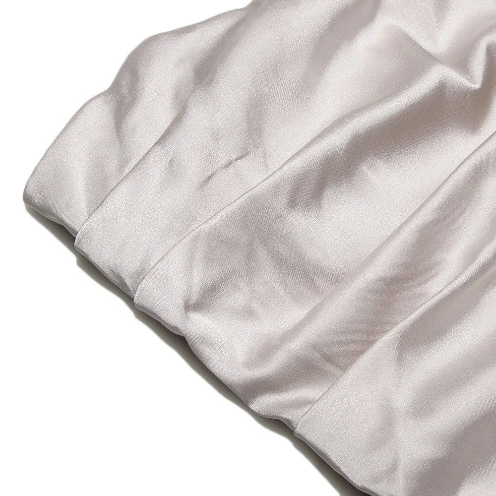 Strapless Satin Mini Dress - Lavi