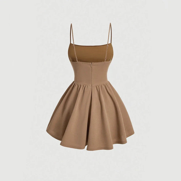 A-Line Ruffled Mini Dress - Antonella