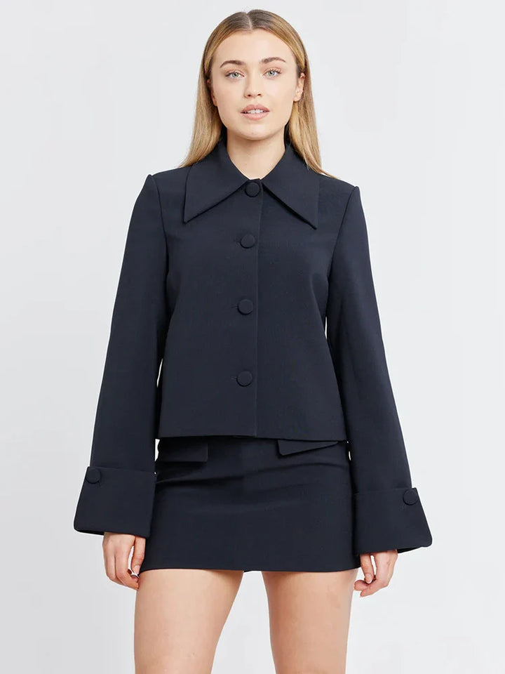 Two-piece tailored set: blazer and mini skirt - Moya