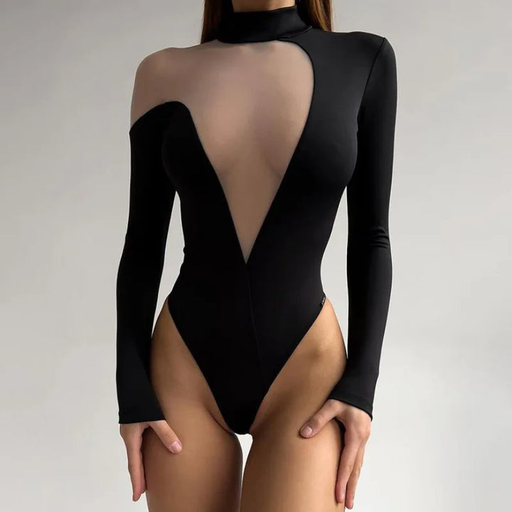 Semi-Sheer Bodysuit - Annie