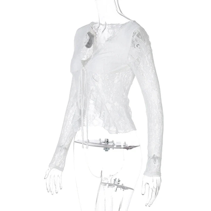 Tie lace blouse - Erin