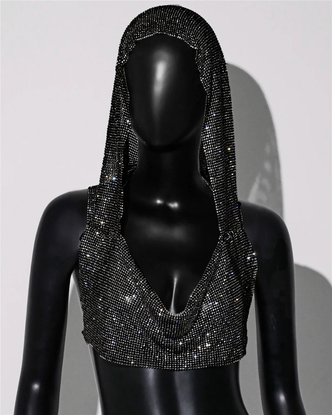 Sparkling Sequin Top with Hat and Open Back Design - Willow