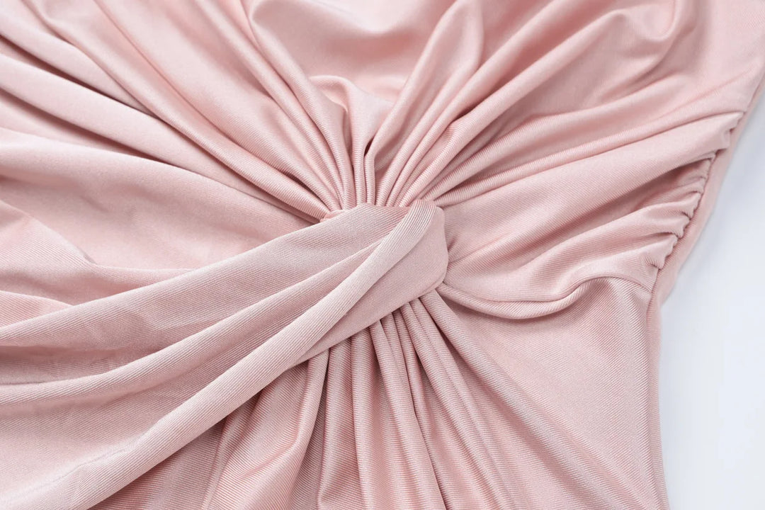 Maxi Dress with Pleated Detailing - Noelle