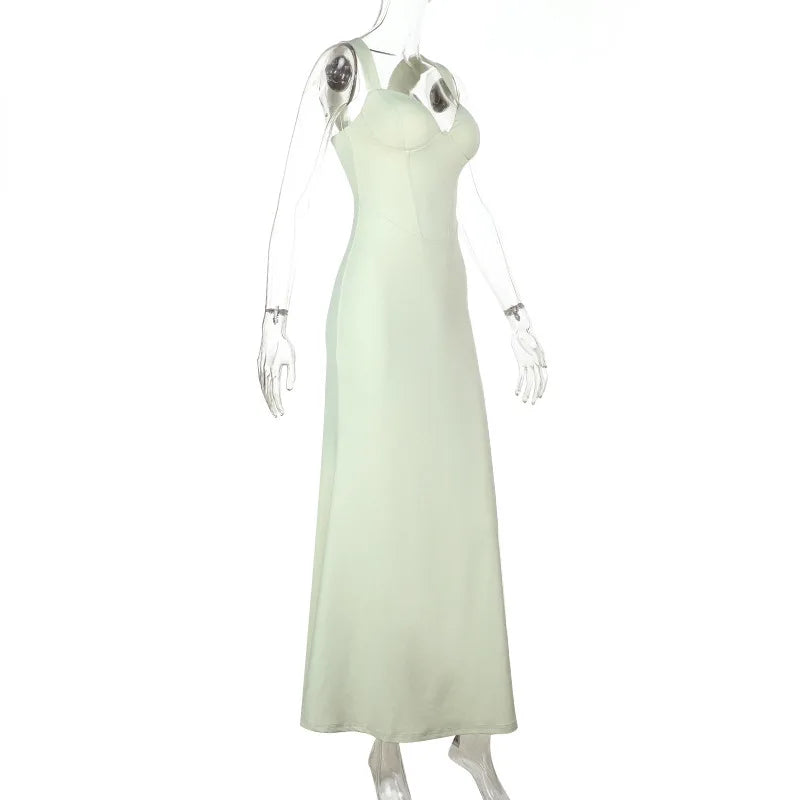 Elegant maxi dress with royal design - Diana