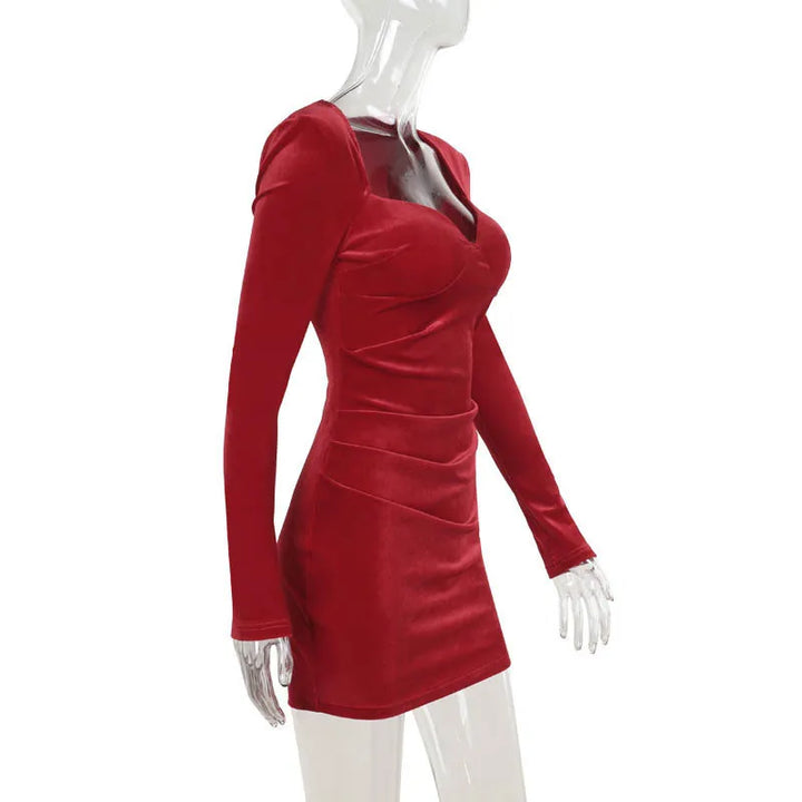 Velvet Mini Dress - Lolita