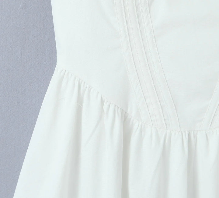 A-Line Midi Dress with Slit Detail - Paloma