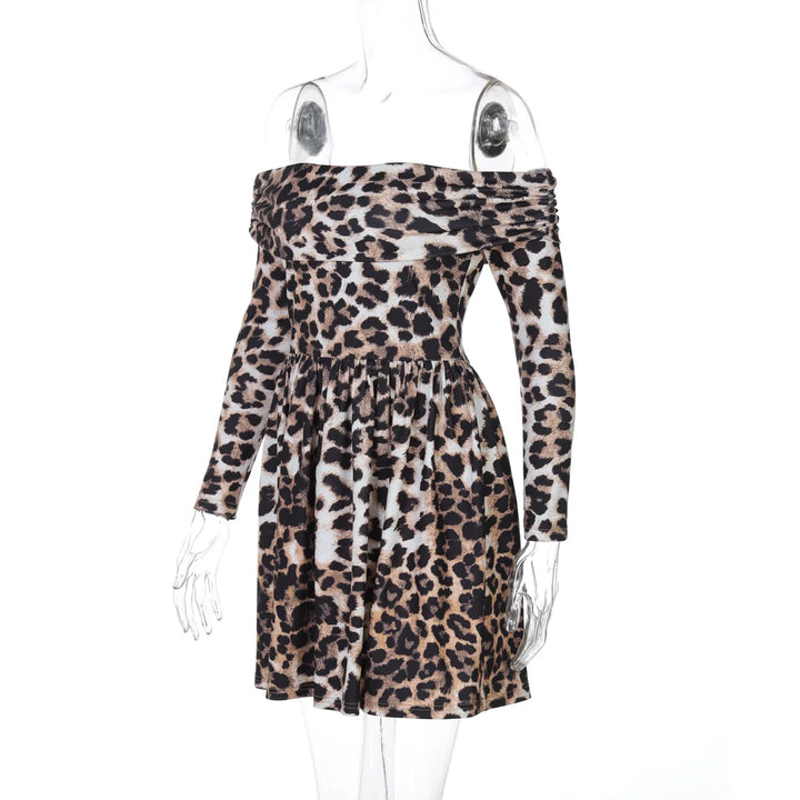 A-line mini dress with off-shoulder - Harrison