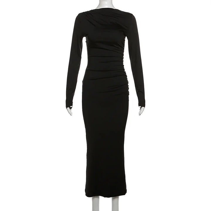 Fitted Shaping Maxi Dress - Noa