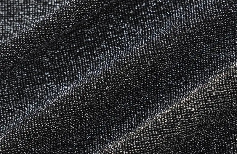 Mini Glitter Dress with V-Neck - Maia