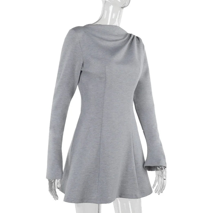 Winter A-Line Mini Dress - Shelly