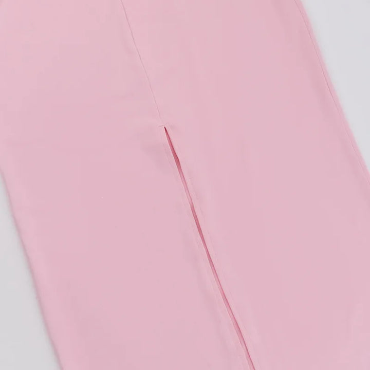 Golf maxi dress with ruching decoration - Veredet