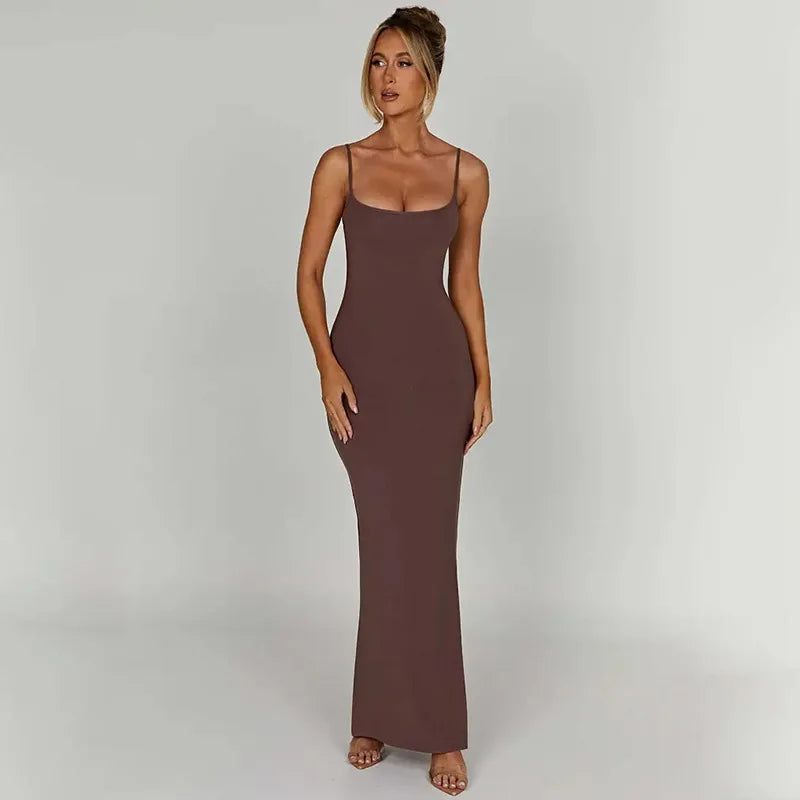 Fitted maxi dress - Anita