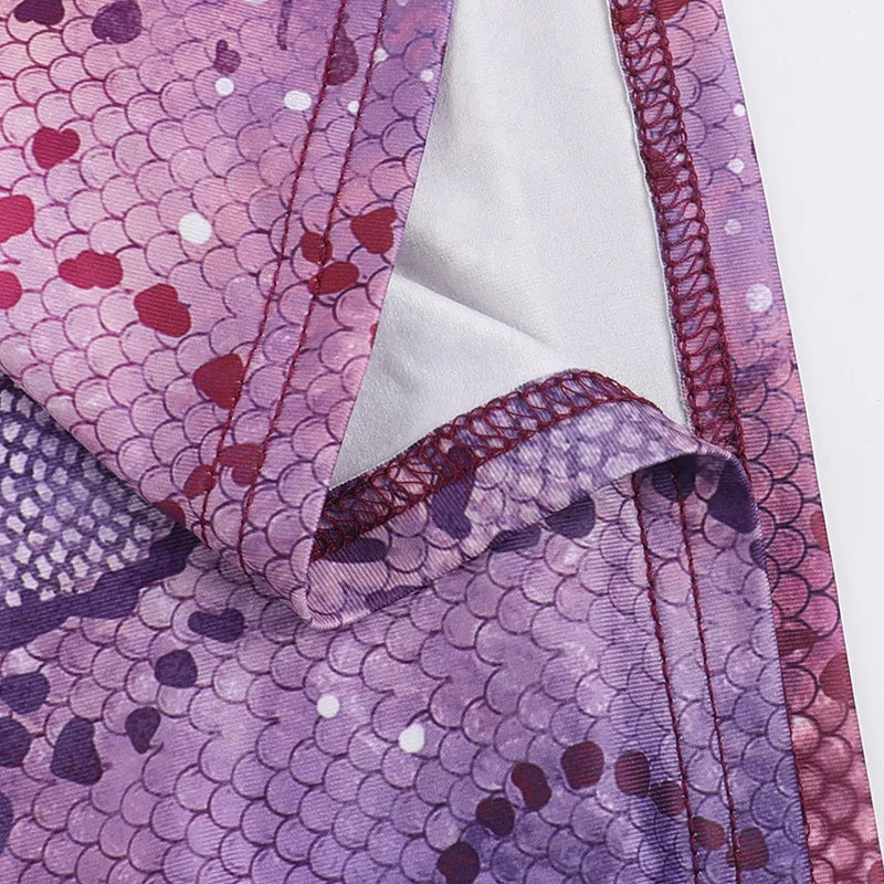 Mini dress with split design and special print with hoop buckle details - Kami