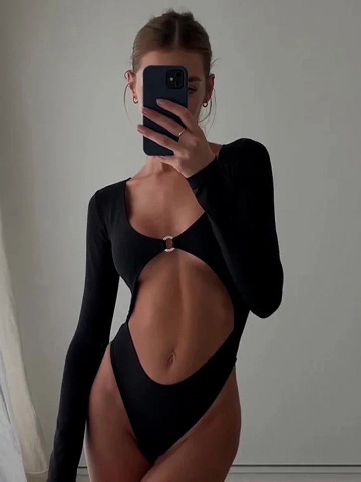 Bodysuit with Cutout Design - Noga