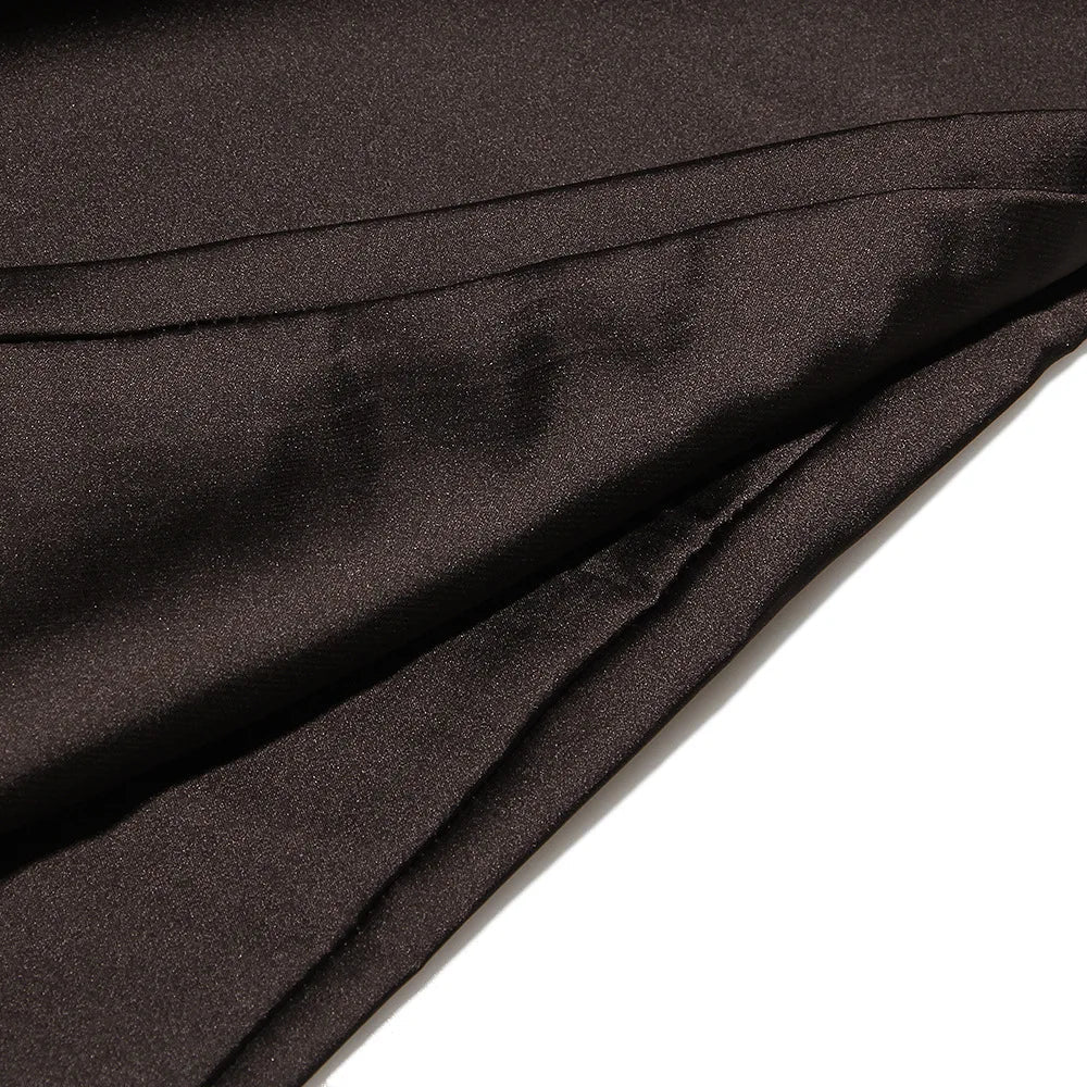 Strapless Satin Mini Dress - Lavi