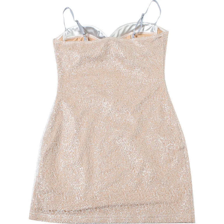 Fitted Mini Dress with Sequins - Pixie