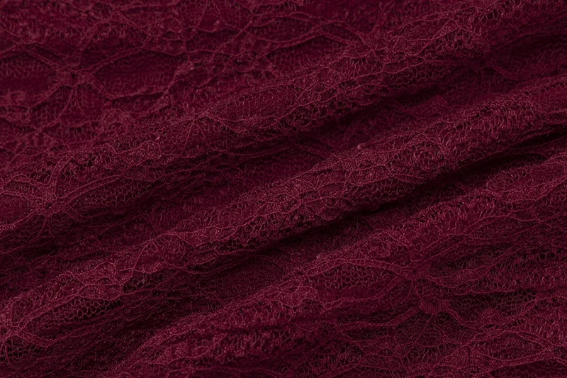 Ruffled Lace Mini Dress - Galina