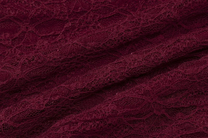 Ruffled Lace Mini Dress - Galina
