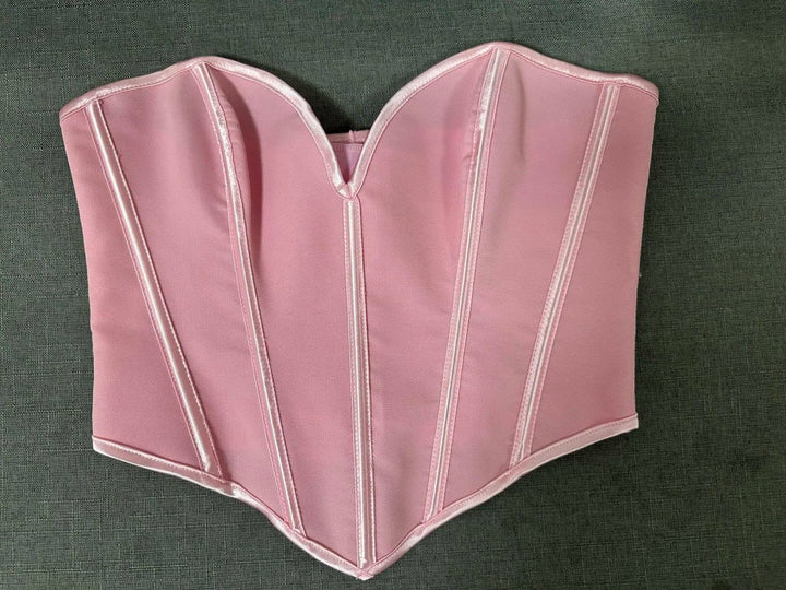Strapless Corset with Heart-Shaped Neckline - Meredith