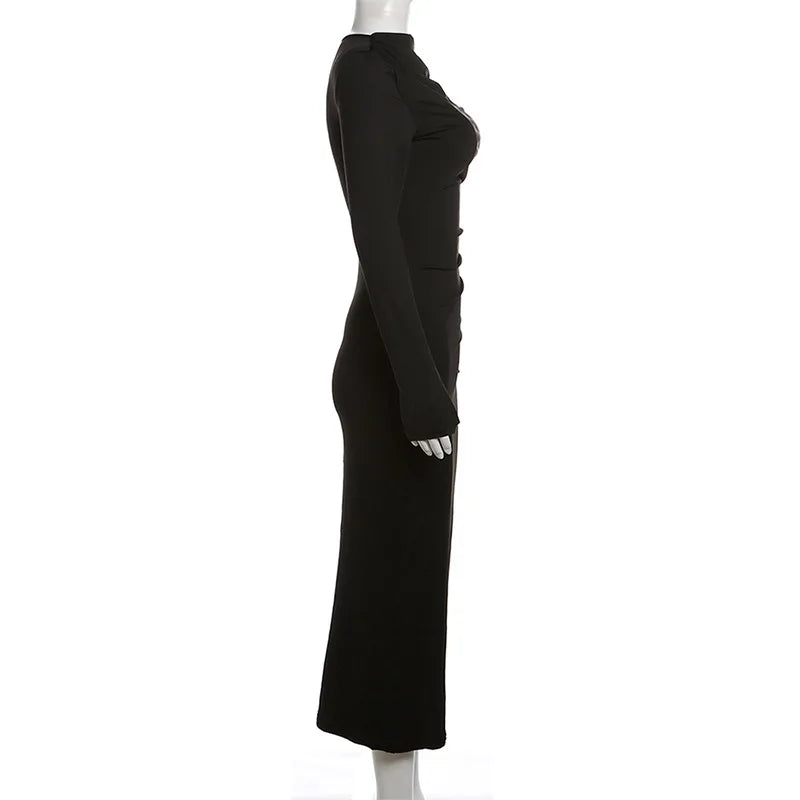 Fitted Shaping Maxi Dress - Noa
