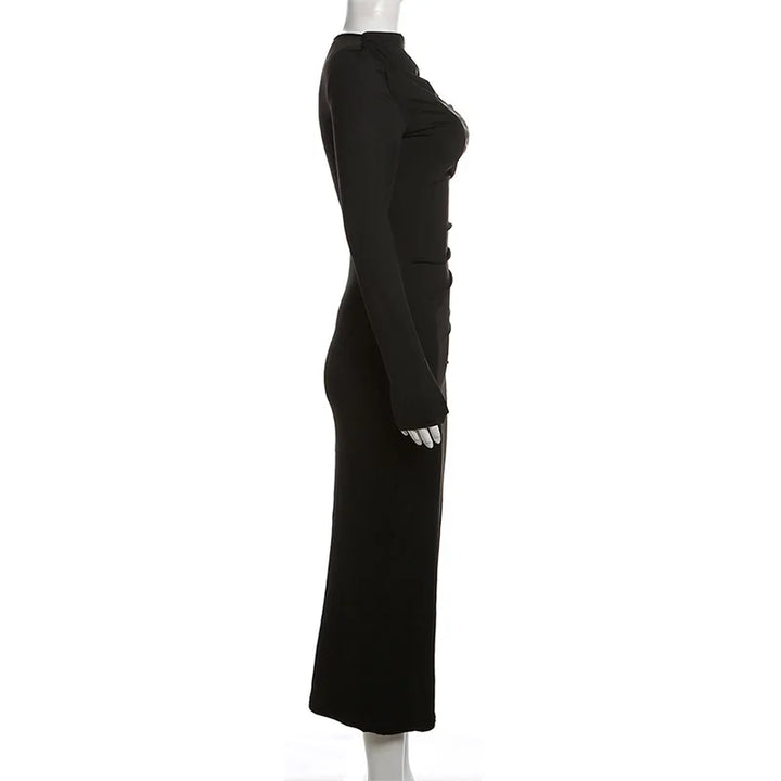 Fitted Shaping Maxi Dress - Noa