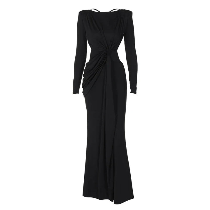 Maxi dress with open back design - Caitlin