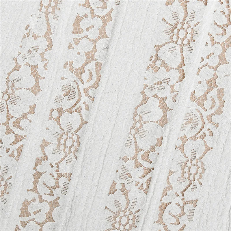 Off-Shoulder Lace Mini Dress - Maria