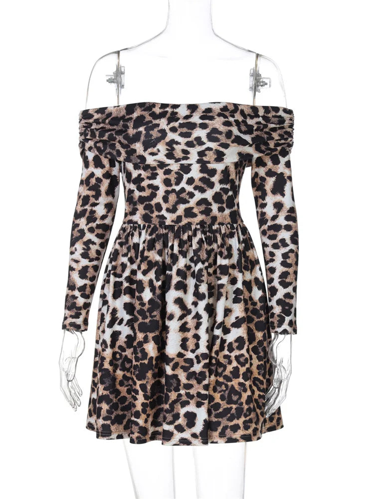 A-line mini dress with off-shoulder - Harrison