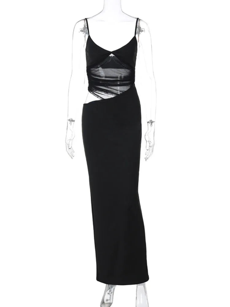 Mesh Maxi Dress - Emery