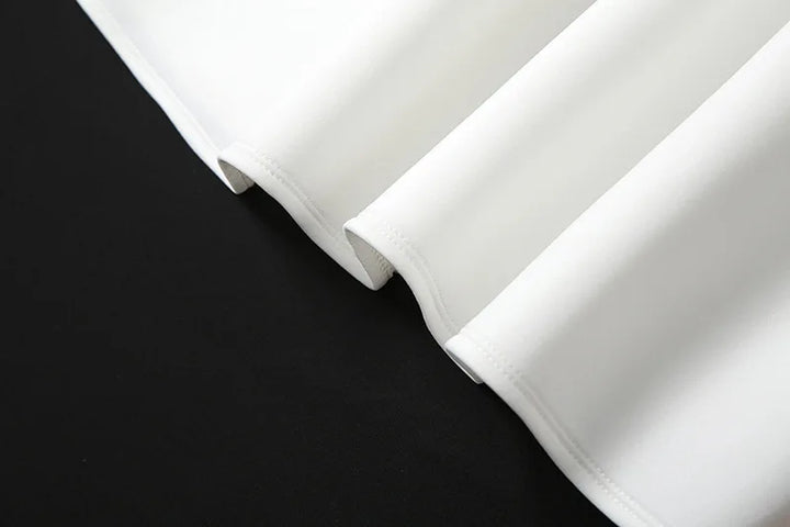 Strapless Midi Dress with A-Line and Elegant Design - Simone