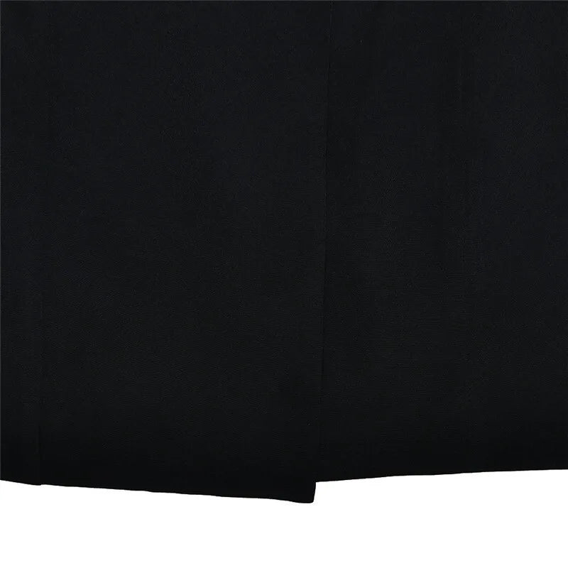 Strapless Mini Dress with Button and Faux Pocket Detail - Bonnie