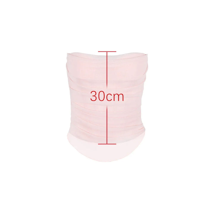 Strapless Chiffon Corset - Agam