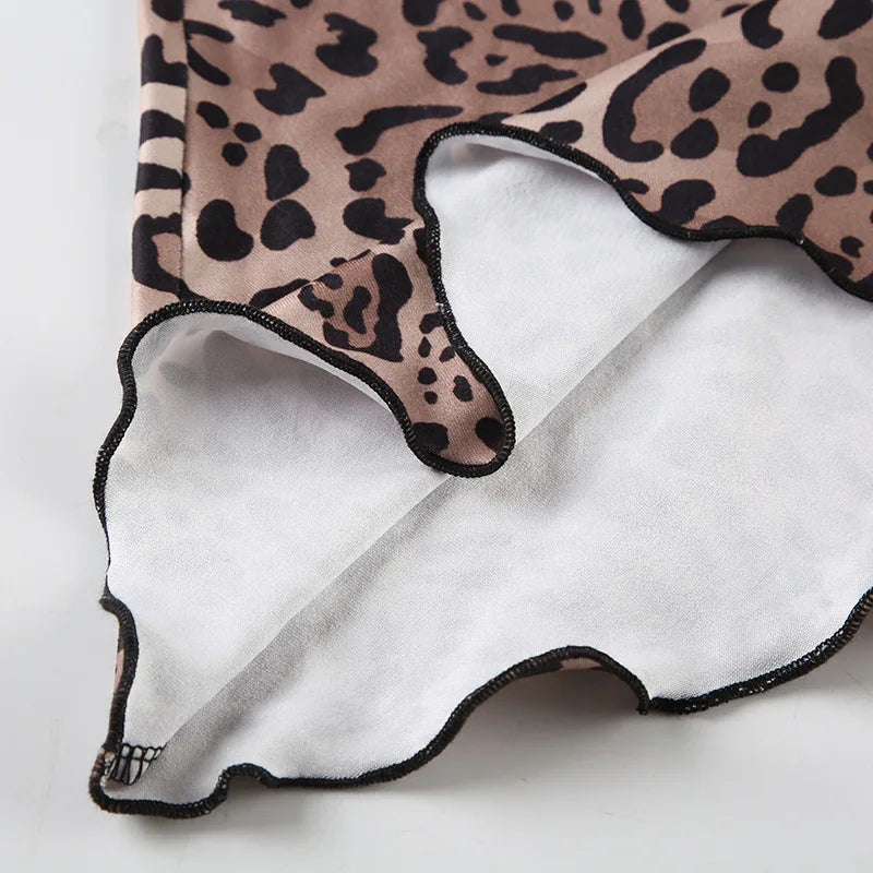 Strapless leopard print maxi dress - Frida