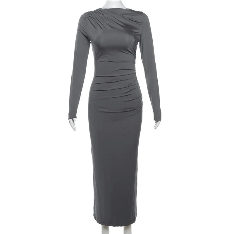 Fitted Shaping Maxi Dress - Noa