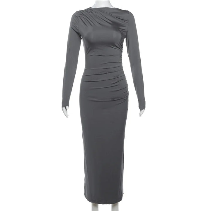 Fitted Shaping Maxi Dress - Noa