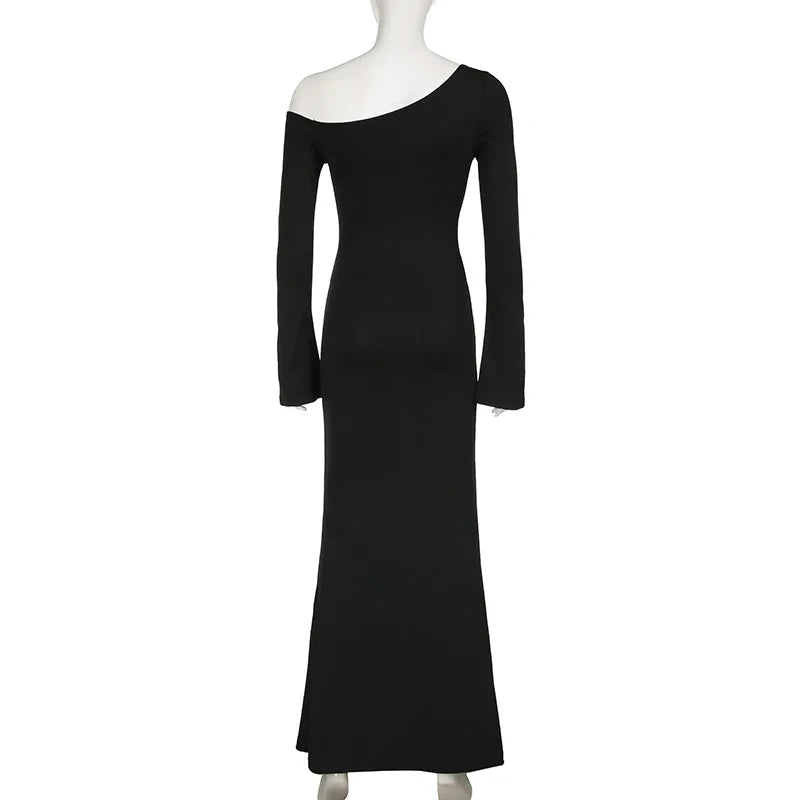 Maxi dress with off-shoulder design - Sap