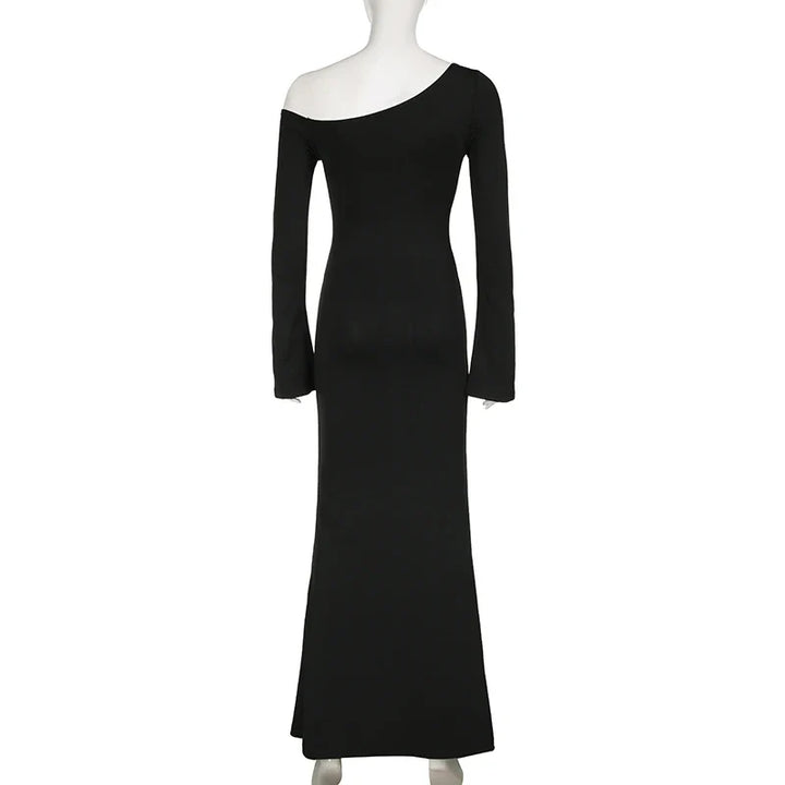 Maxi dress with off-shoulder design - Sap