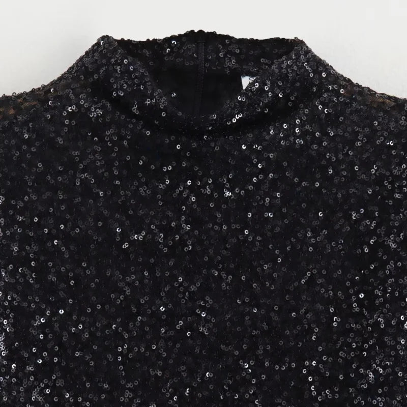 Mini Dress with Sparkling Sequins - Kaylee