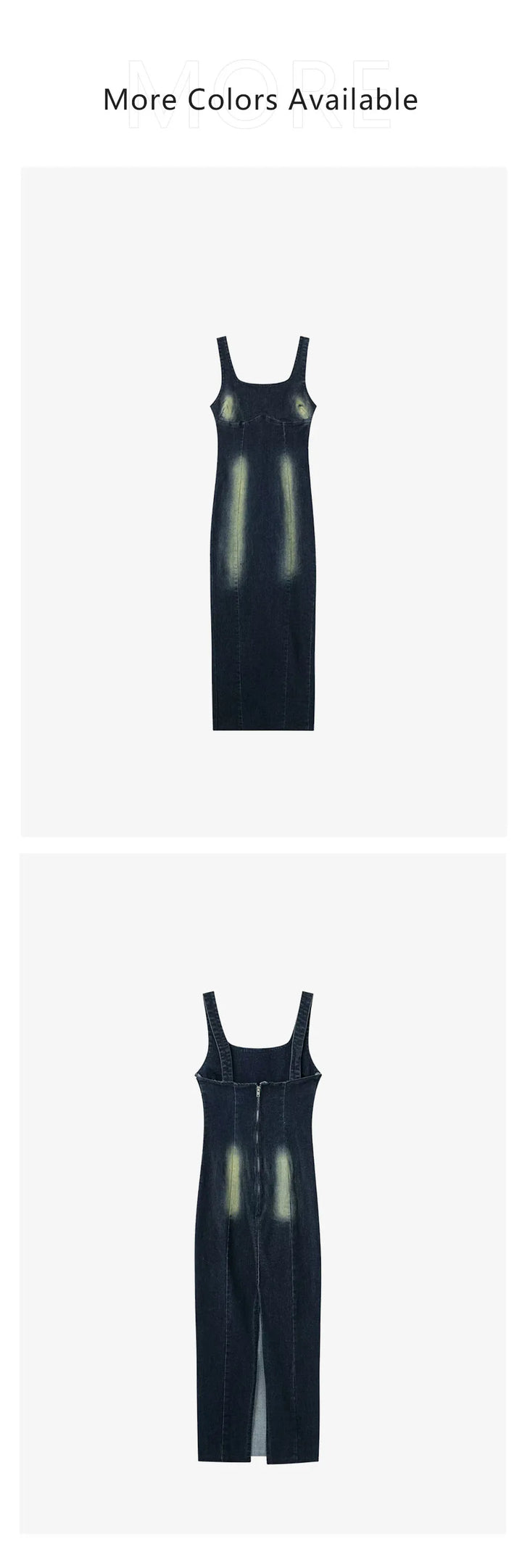 Fitted Denim Midi Dress - Ross
