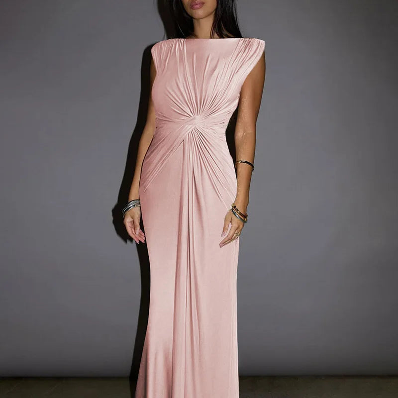 Ruched Maxi Dress - Verona
