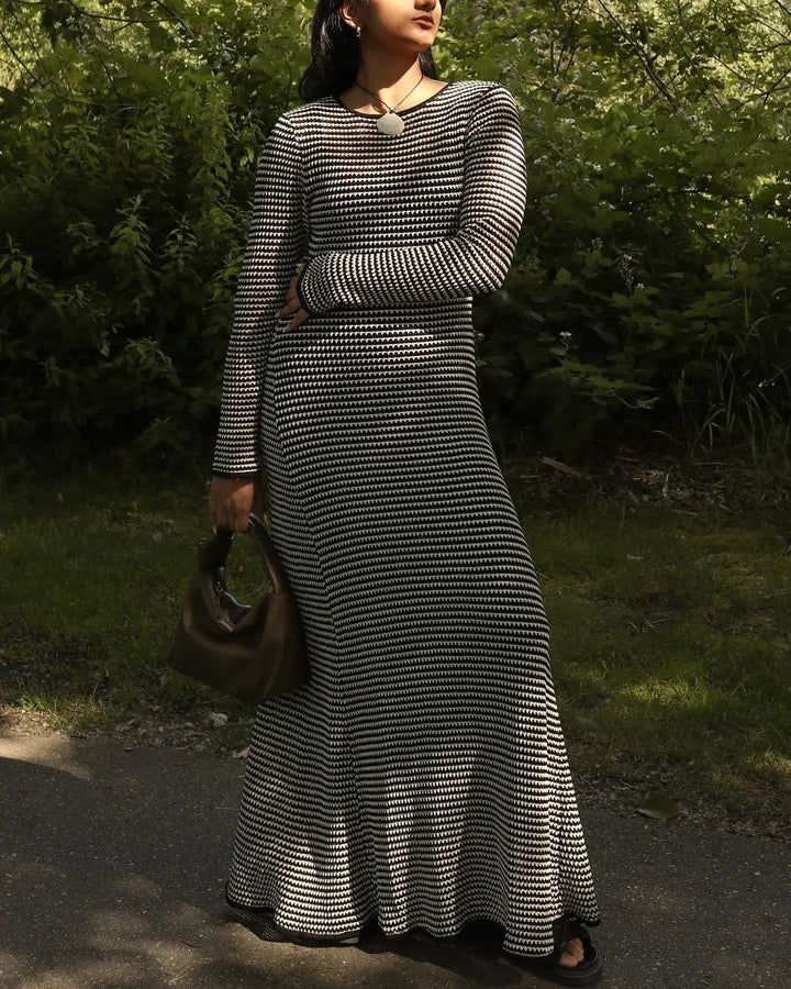 Striped Maxi Dress - Yami