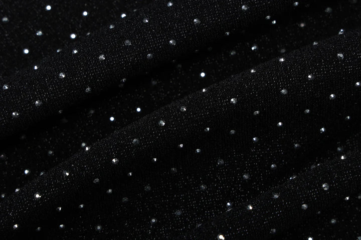 Maxi strapless sequin dress with sparkling rhinestone detail - HOLLY