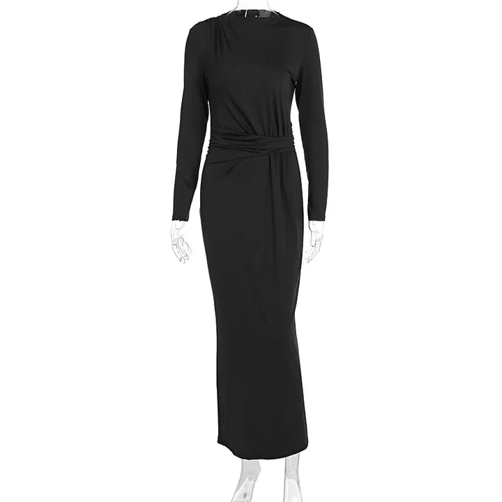 Maxi dress with ruching design - Elia
