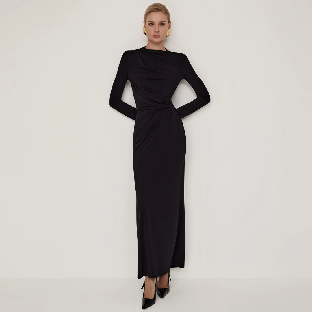 Maxi dress with ruching design - Elia