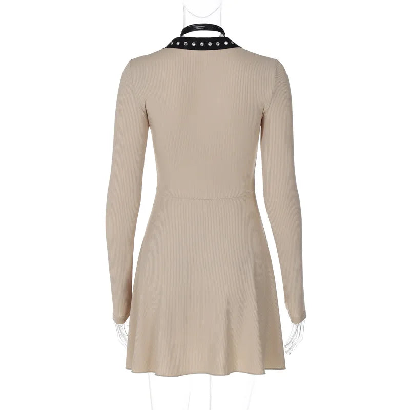 Tie Mini Dress - Dafna