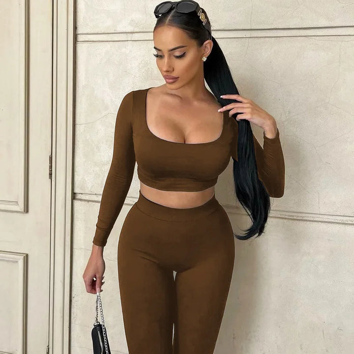 Two-piece set leggings and top - Sasha