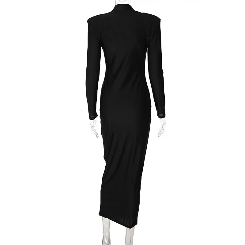 Fitted Shaping Maxi Dress - Cali