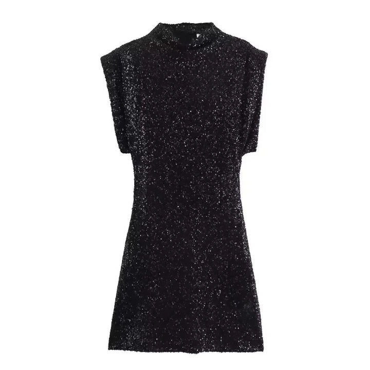 Mini Dress with Sparkling Sequins - Kaylee
