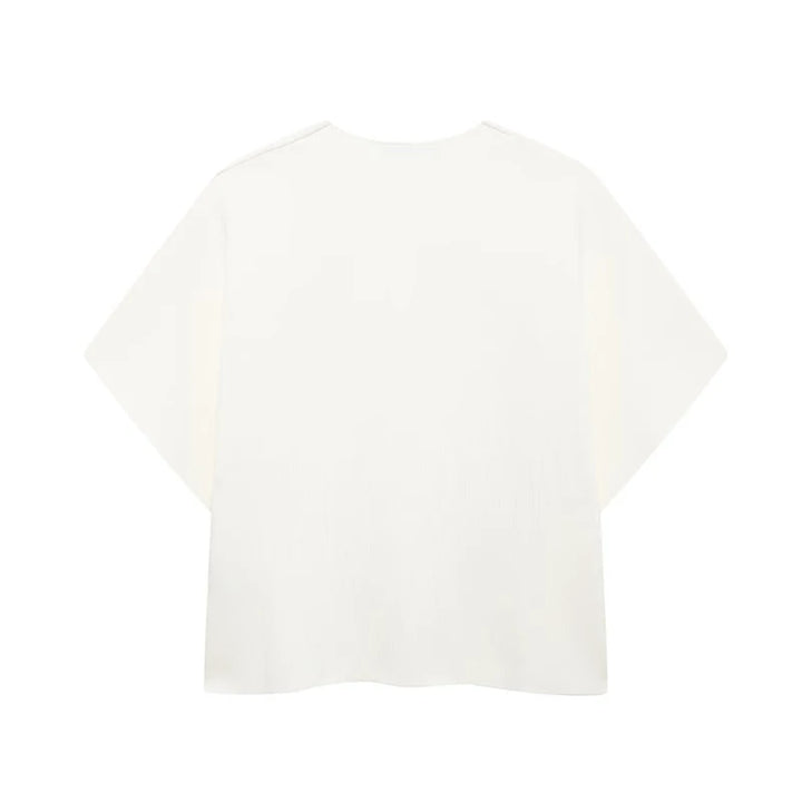 Elegant sweater with gold button decoration - Nela