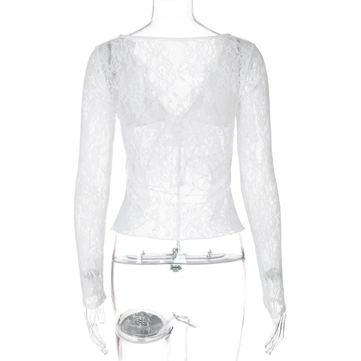 Tie lace blouse - Erin